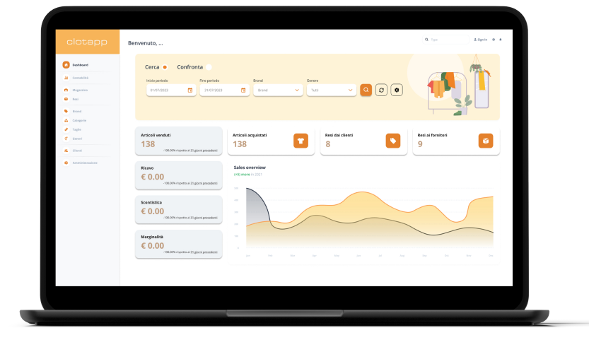 gestionale abbigliamento clotapp